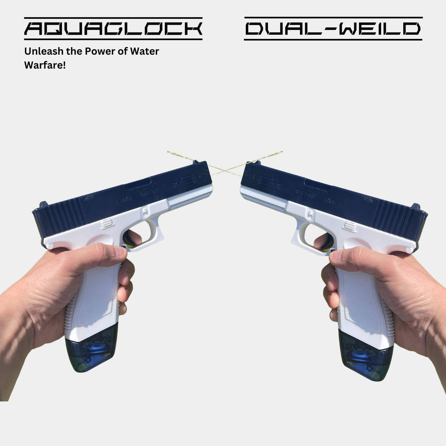 Dual Weild AquaGlocks Electric Water Guns
